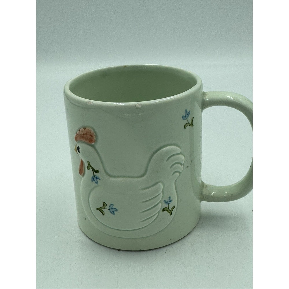 Vintage Otagiri Chicken Coffee Mug Raised Farmhouse Japan Cup